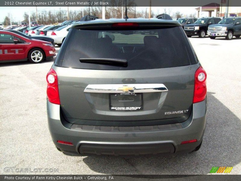 Steel Green Metallic / Jet Black 2012 Chevrolet Equinox LT