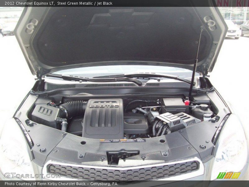 Steel Green Metallic / Jet Black 2012 Chevrolet Equinox LT