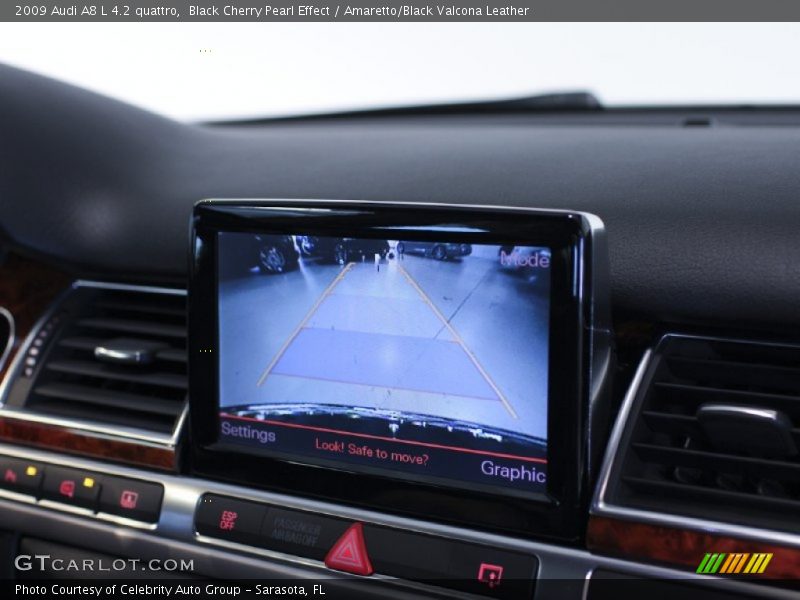 Black Cherry Pearl Effect / Amaretto/Black Valcona Leather 2009 Audi A8 L 4.2 quattro