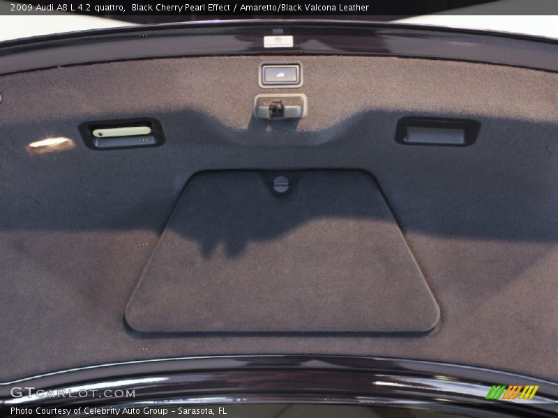 Black Cherry Pearl Effect / Amaretto/Black Valcona Leather 2009 Audi A8 L 4.2 quattro