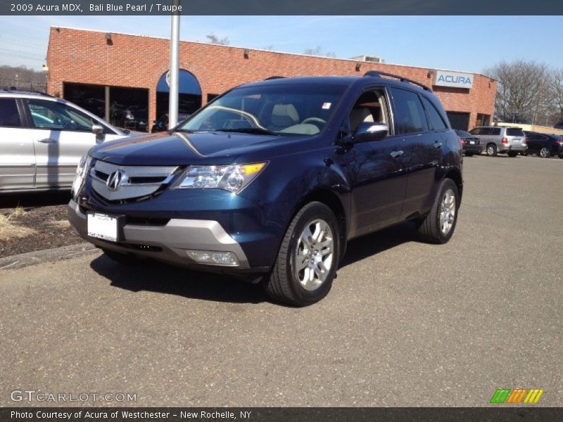 Bali Blue Pearl / Taupe 2009 Acura MDX