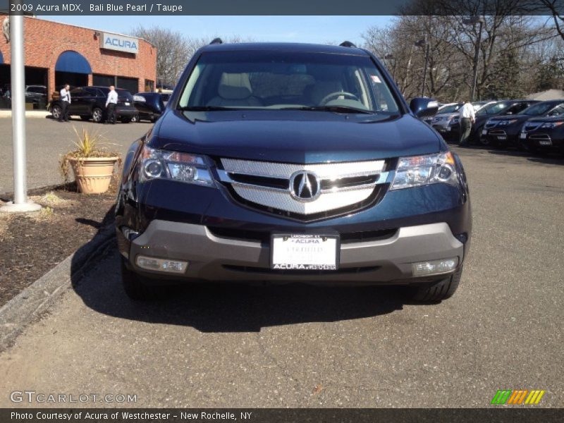 Bali Blue Pearl / Taupe 2009 Acura MDX
