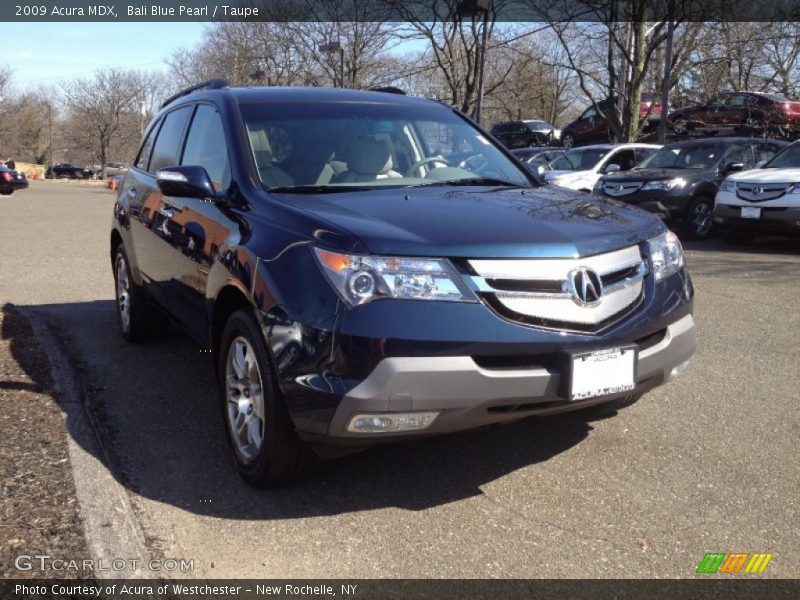 Bali Blue Pearl / Taupe 2009 Acura MDX