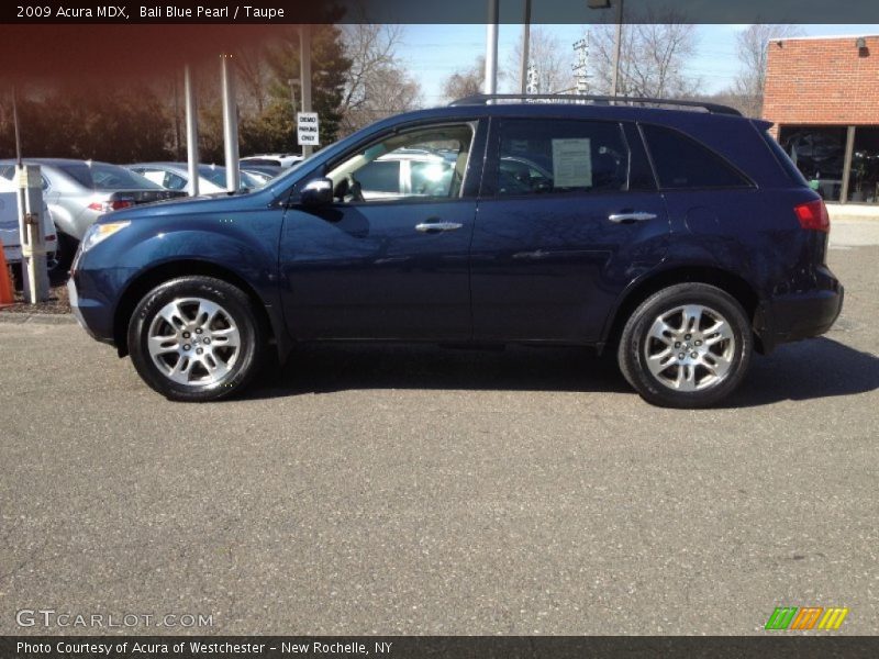 Bali Blue Pearl / Taupe 2009 Acura MDX