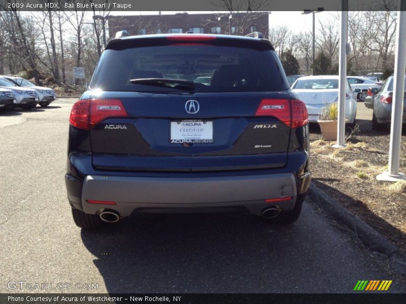 Bali Blue Pearl / Taupe 2009 Acura MDX