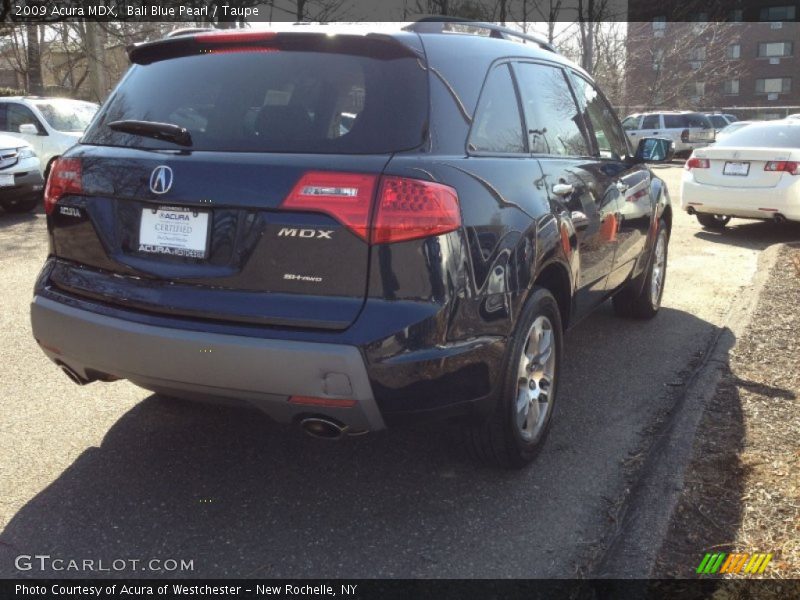 Bali Blue Pearl / Taupe 2009 Acura MDX