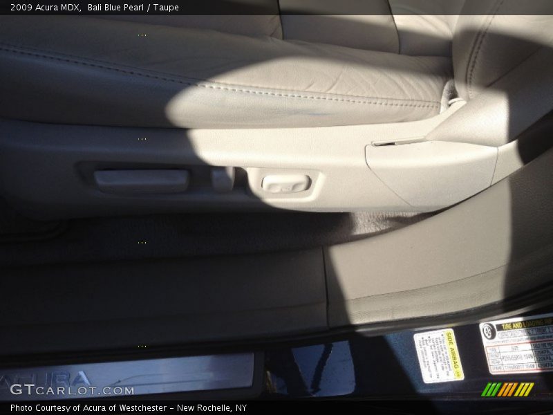 Bali Blue Pearl / Taupe 2009 Acura MDX