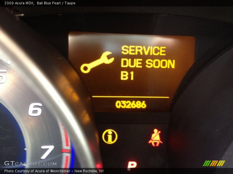 Bali Blue Pearl / Taupe 2009 Acura MDX