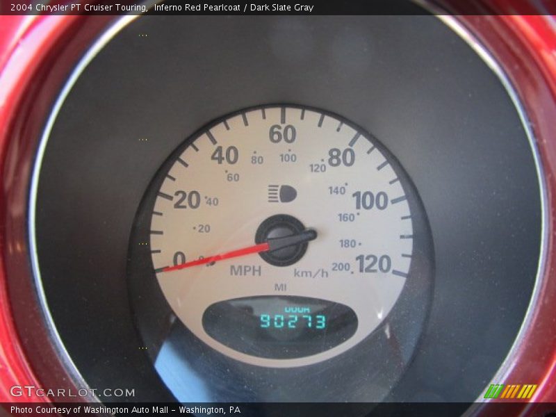Inferno Red Pearlcoat / Dark Slate Gray 2004 Chrysler PT Cruiser Touring