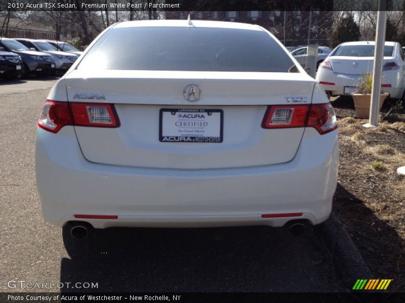 Premium White Pearl / Parchment 2010 Acura TSX Sedan