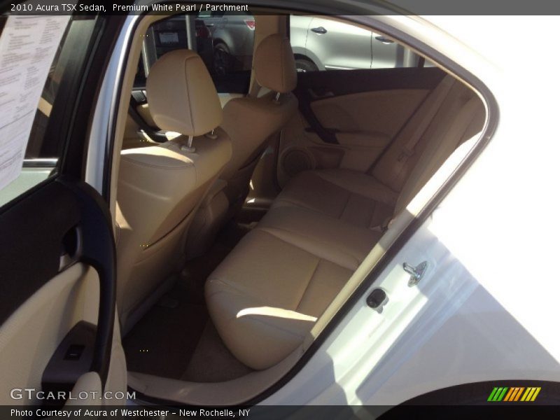 Premium White Pearl / Parchment 2010 Acura TSX Sedan