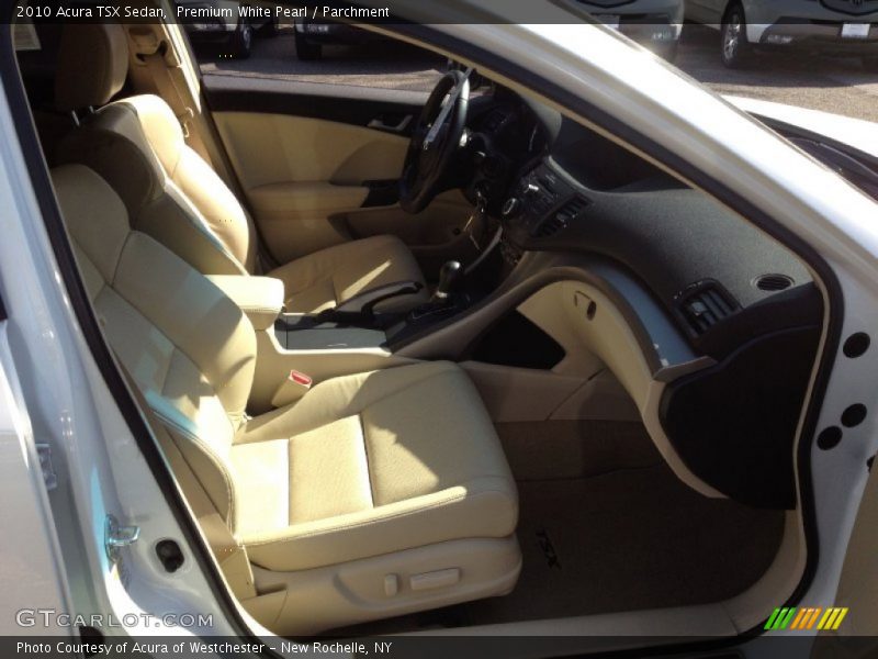 Premium White Pearl / Parchment 2010 Acura TSX Sedan