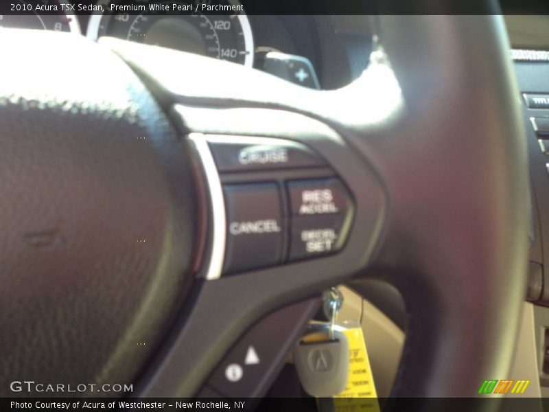 Premium White Pearl / Parchment 2010 Acura TSX Sedan