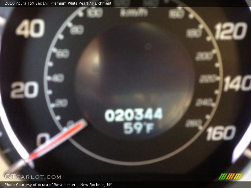 Premium White Pearl / Parchment 2010 Acura TSX Sedan