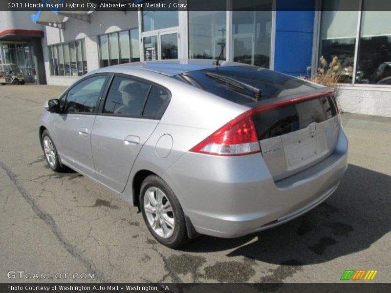 Alabaster Silver Metallic / Gray 2011 Honda Insight Hybrid EX