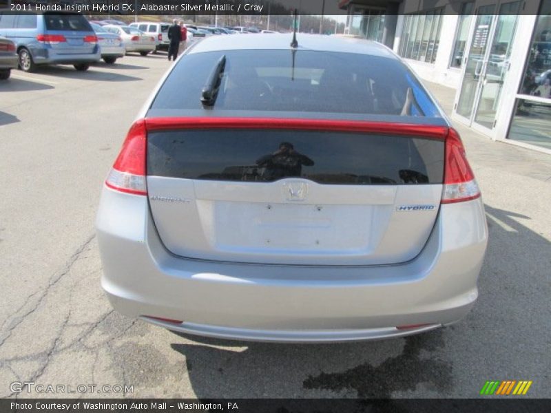 Alabaster Silver Metallic / Gray 2011 Honda Insight Hybrid EX