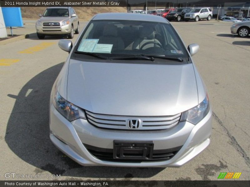 Alabaster Silver Metallic / Gray 2011 Honda Insight Hybrid EX