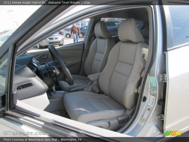 Alabaster Silver Metallic / Gray 2011 Honda Insight Hybrid EX