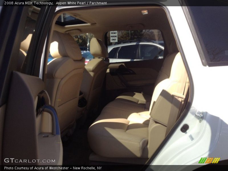 Aspen White Pearl / Parchment 2008 Acura MDX Technology