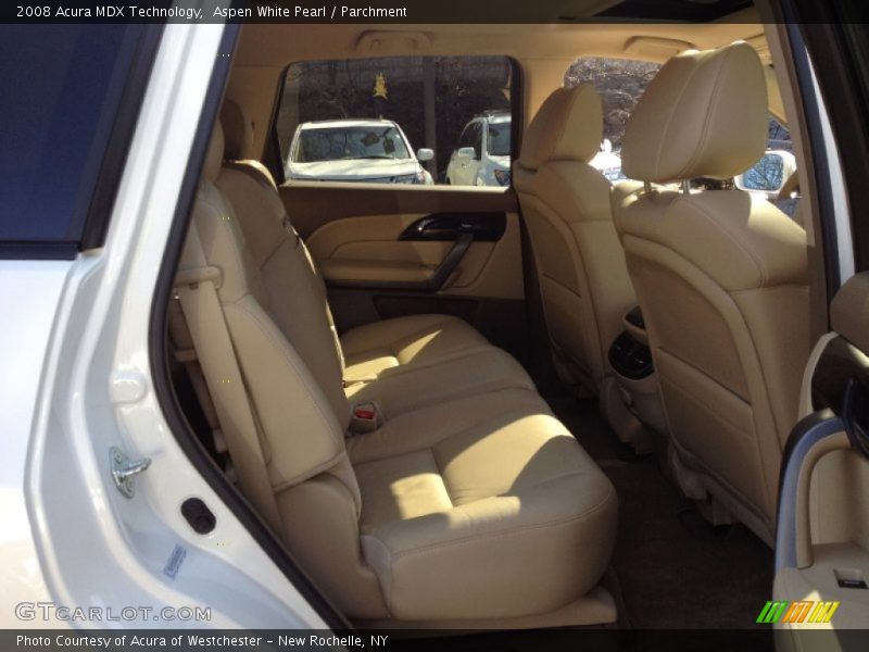 Aspen White Pearl / Parchment 2008 Acura MDX Technology