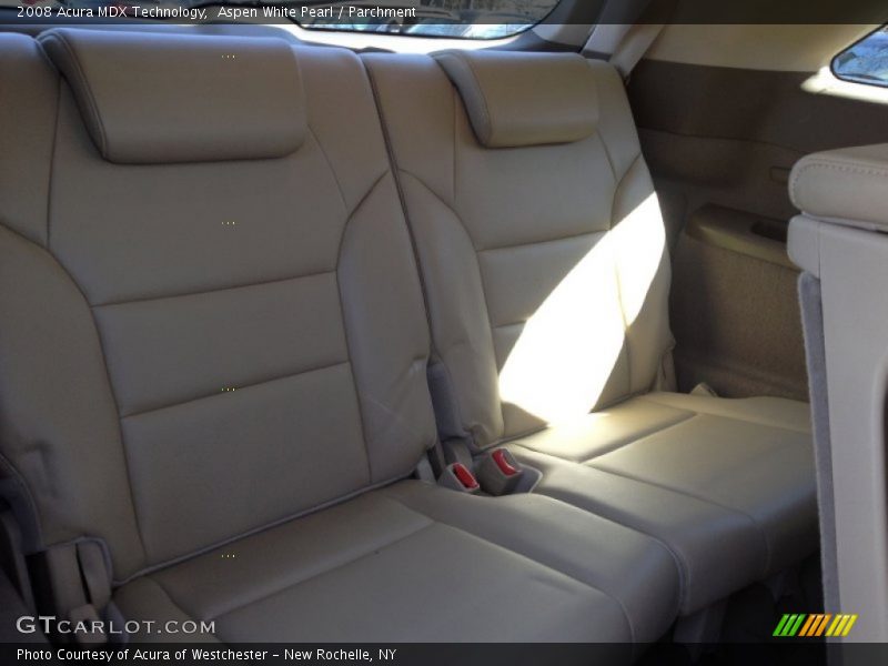 Aspen White Pearl / Parchment 2008 Acura MDX Technology
