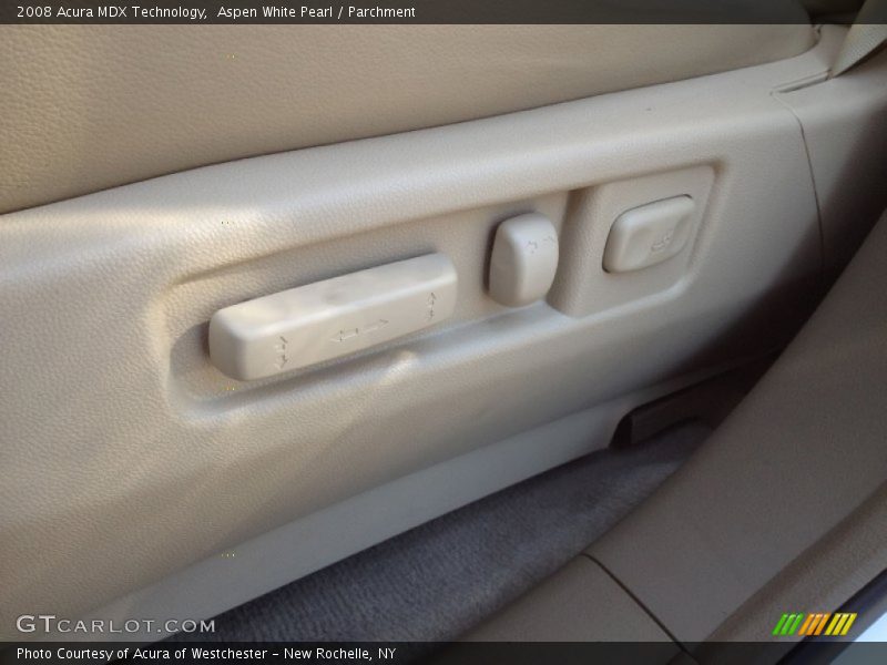 Aspen White Pearl / Parchment 2008 Acura MDX Technology