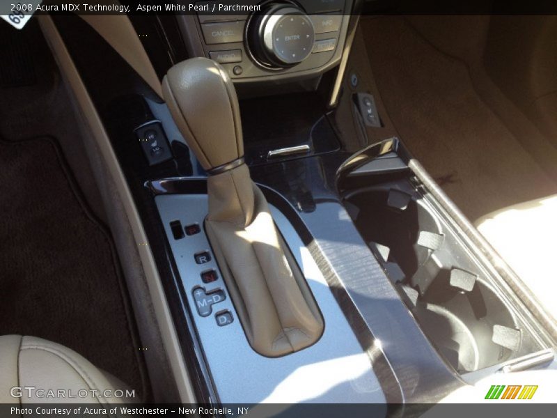 Aspen White Pearl / Parchment 2008 Acura MDX Technology
