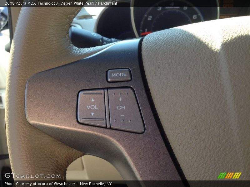 Aspen White Pearl / Parchment 2008 Acura MDX Technology