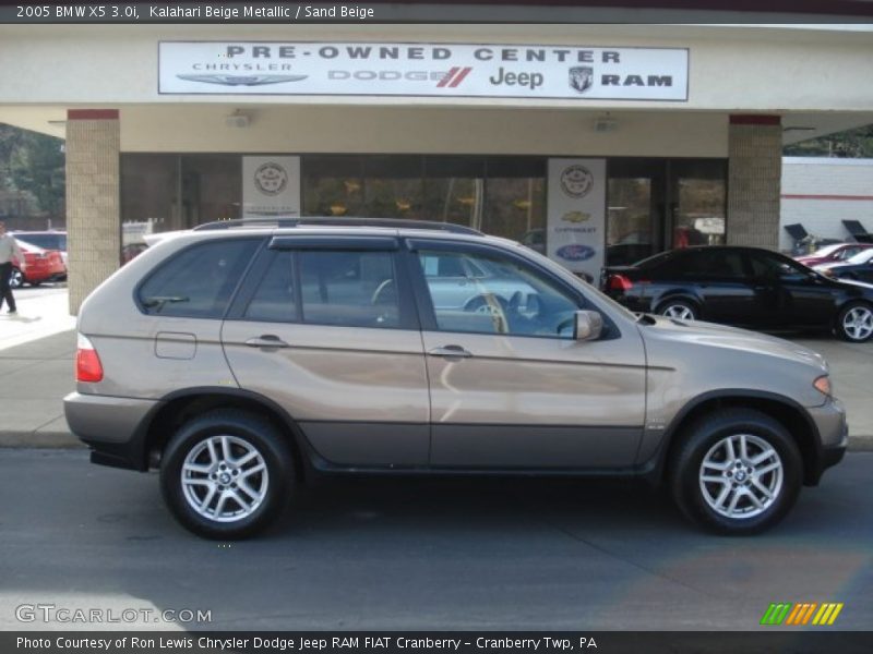 Kalahari Beige Metallic / Sand Beige 2005 BMW X5 3.0i