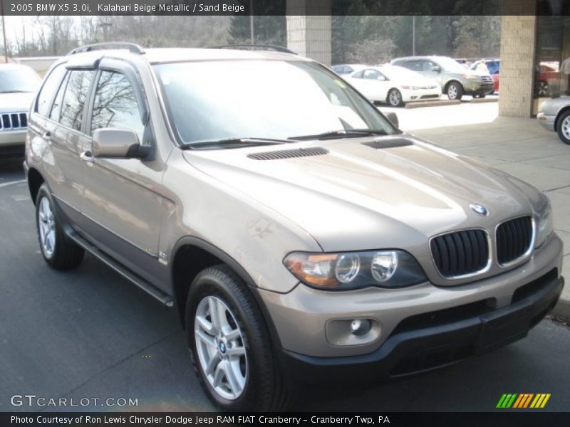 Kalahari Beige Metallic / Sand Beige 2005 BMW X5 3.0i