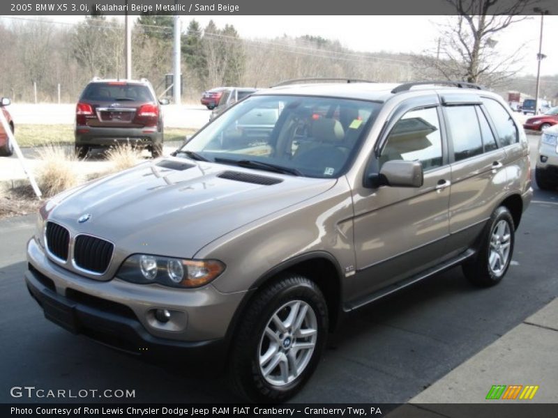Kalahari Beige Metallic / Sand Beige 2005 BMW X5 3.0i