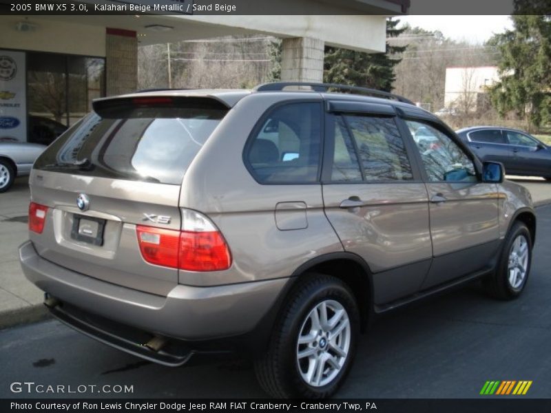 Kalahari Beige Metallic / Sand Beige 2005 BMW X5 3.0i