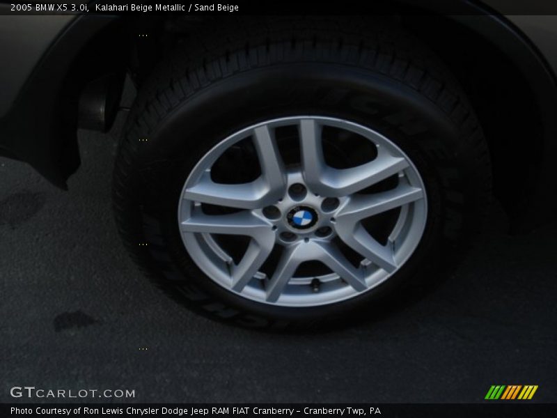 Kalahari Beige Metallic / Sand Beige 2005 BMW X5 3.0i