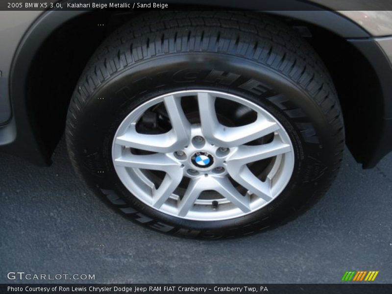 Kalahari Beige Metallic / Sand Beige 2005 BMW X5 3.0i