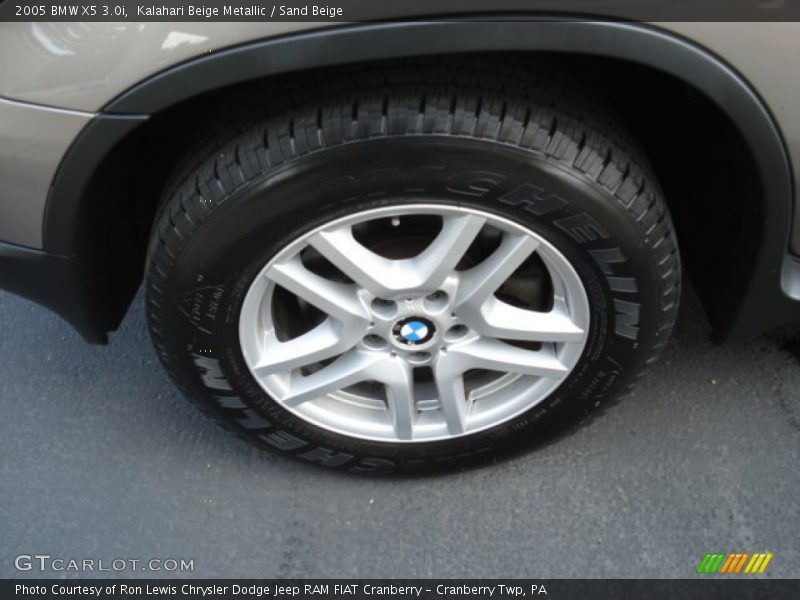Kalahari Beige Metallic / Sand Beige 2005 BMW X5 3.0i