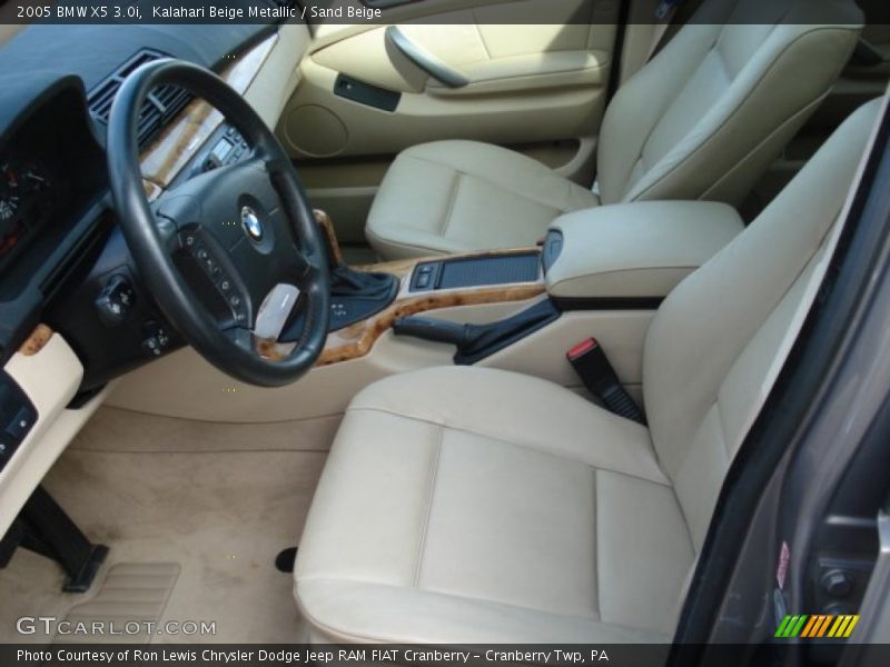 Kalahari Beige Metallic / Sand Beige 2005 BMW X5 3.0i