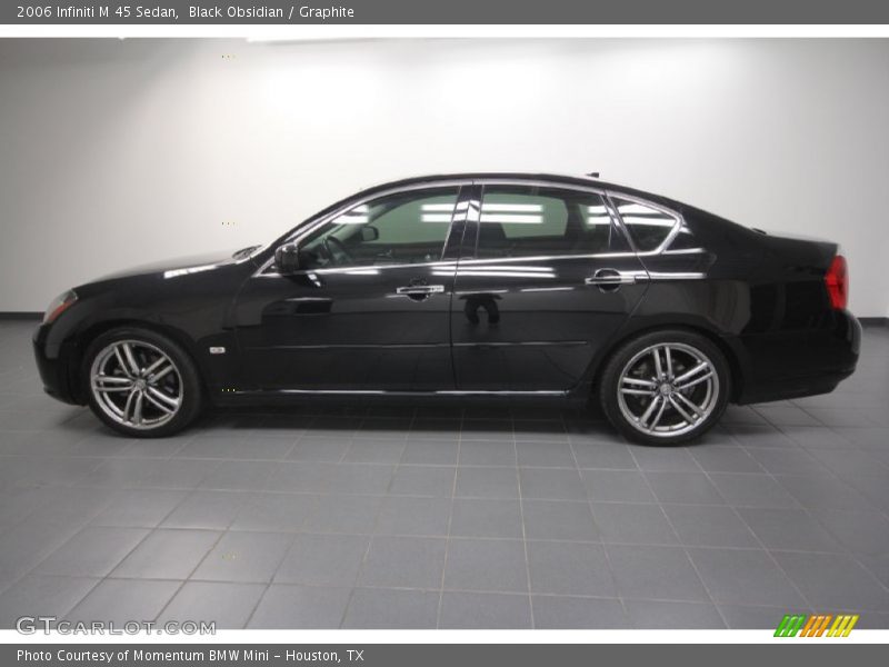 Black Obsidian / Graphite 2006 Infiniti M 45 Sedan