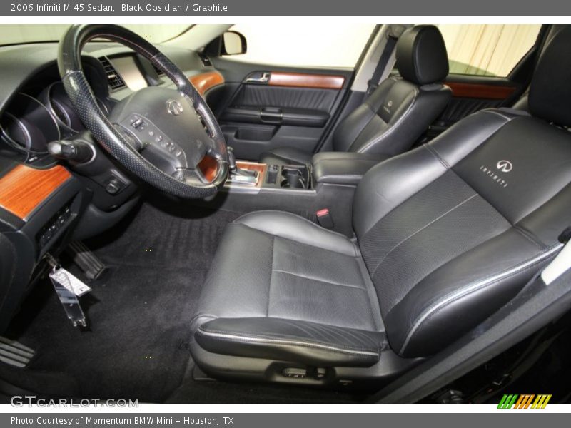 Black Obsidian / Graphite 2006 Infiniti M 45 Sedan