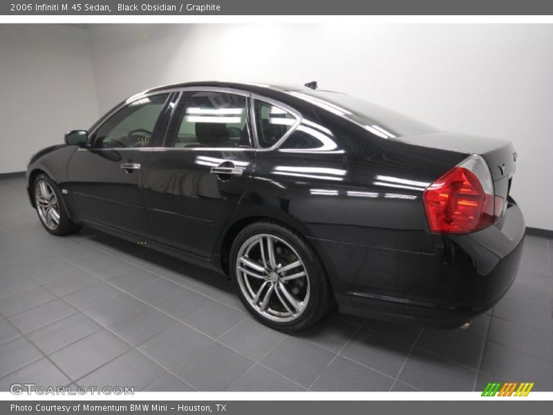 Black Obsidian / Graphite 2006 Infiniti M 45 Sedan