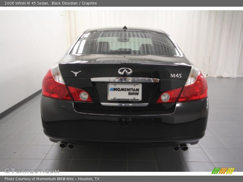 Black Obsidian / Graphite 2006 Infiniti M 45 Sedan