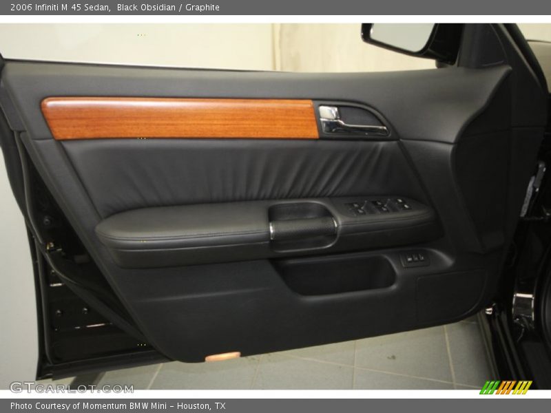 Black Obsidian / Graphite 2006 Infiniti M 45 Sedan