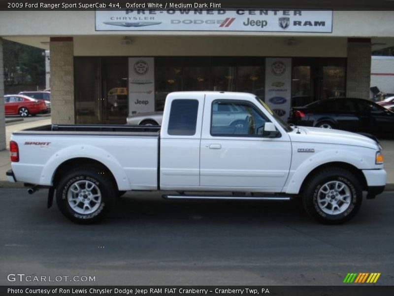 Oxford White / Medium Dark Flint 2009 Ford Ranger Sport SuperCab 4x4