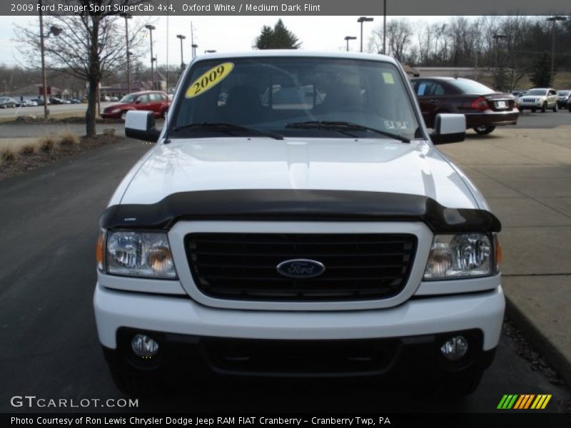 Oxford White / Medium Dark Flint 2009 Ford Ranger Sport SuperCab 4x4