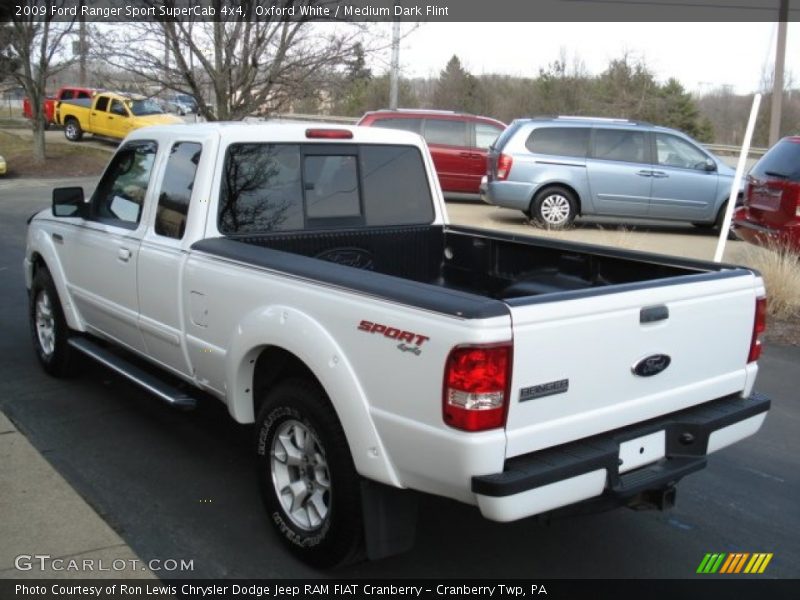Oxford White / Medium Dark Flint 2009 Ford Ranger Sport SuperCab 4x4