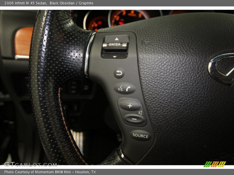 Black Obsidian / Graphite 2006 Infiniti M 45 Sedan