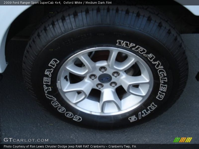 Oxford White / Medium Dark Flint 2009 Ford Ranger Sport SuperCab 4x4