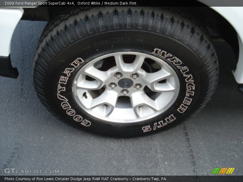 Oxford White / Medium Dark Flint 2009 Ford Ranger Sport SuperCab 4x4