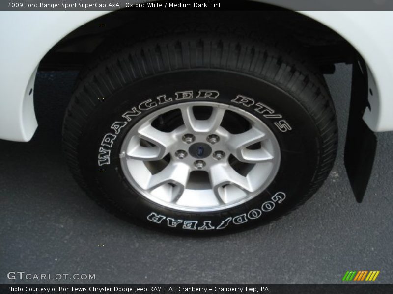 Oxford White / Medium Dark Flint 2009 Ford Ranger Sport SuperCab 4x4