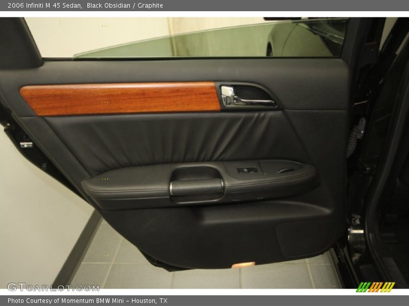 Black Obsidian / Graphite 2006 Infiniti M 45 Sedan