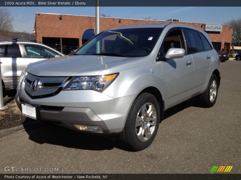 Billet Silver Metallic / Ebony 2009 Acura MDX